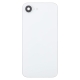 Back Glass w/ Camera Lens / Steel Plate / Wireless NFC Charging MagSafe Magnet / Flashlight Flex for iPhone 16e- White