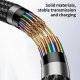 Yesido CA189 27W Type-C to 8 Pin Aluminum Alloy Data Cable, Length: 1.2m(Black)