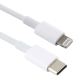 20W 9V/2A 1M USB-C / Type-C to 8 Pin PD Fast Charging Cable for iPhone, iPad, Cable Length: 1m(White)