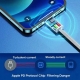 20W PD USB-C / Type-C to 8 Pin Data Cable, Cable Length: 1m(Blue)